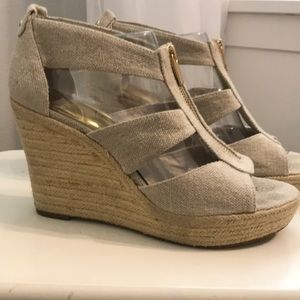 Michael Kors Damita Peep Toe Wedges